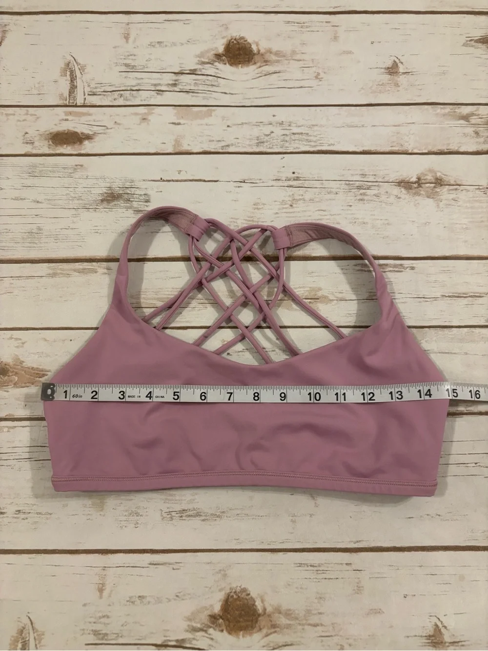 Lululemon Free To Be Bra (Wild) Vintage Mauve Size 10